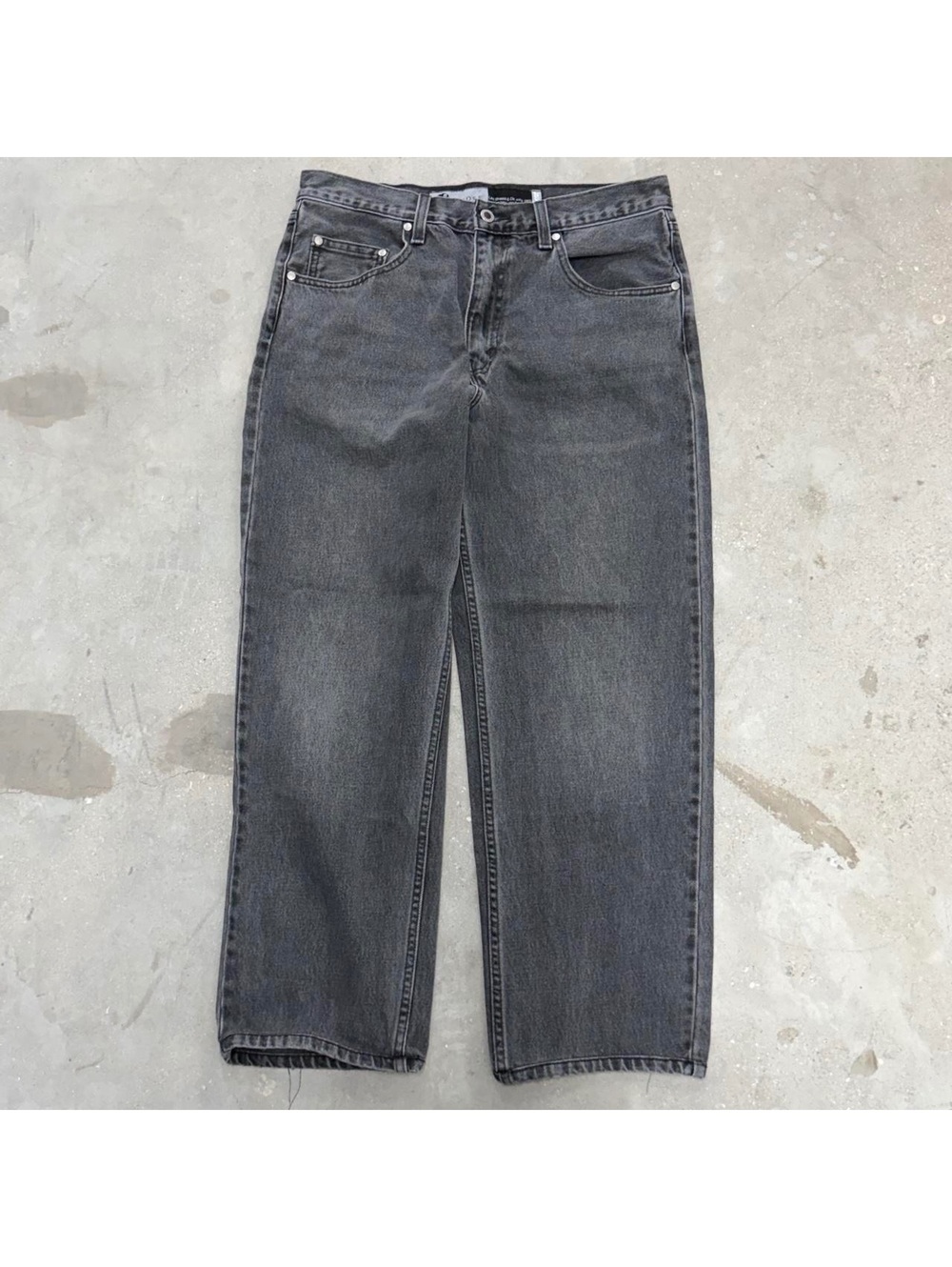 Levi's SilverTab Loose Fit Relaxed Jeans in Black Wash, Size 32x32